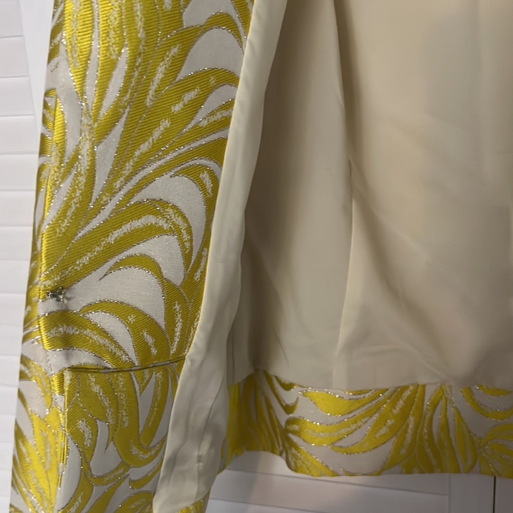 Intermix Printed Metallic Evening Jacket - image 4